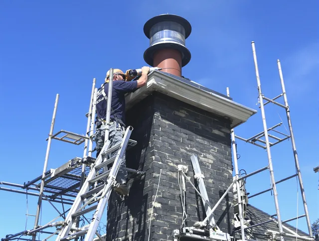 Sturdy chimney crown finished by Ipswich Chimney Sweep in Ipswich, MA