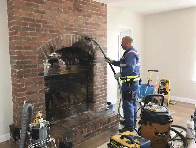 Ipswich Chimney Sweep expert performing detailed chimney sweep in Ipswich, MA